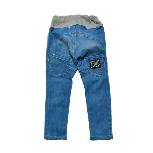 【オフィシャルチーム】カットデニムサルエルパンツ|S~L|1125301M